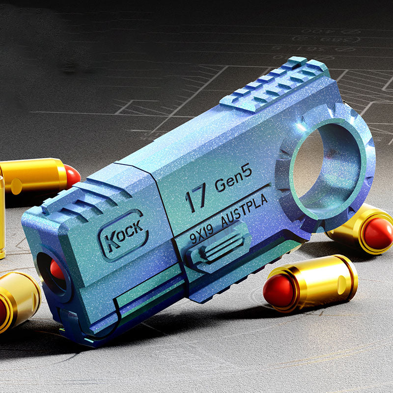 [New] Alloy Ring Gun Stress Relief Toy